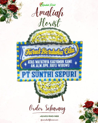 Papan Bunga Duka di Elpaputih